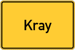 Place name sign Kray
