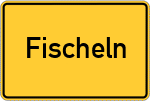Place name sign Fischeln