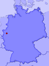 Show Hubbelrath in larger map