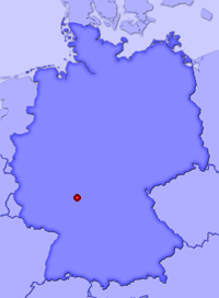 Show Schaafheim in larger map