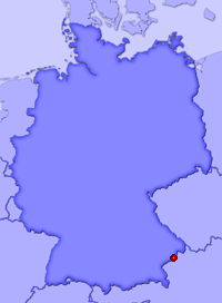 Show Osterholzen bei Pocking, Niederbayern in larger map