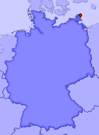 Show Bisdamitz in larger map