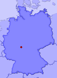 Show Gedern in larger map