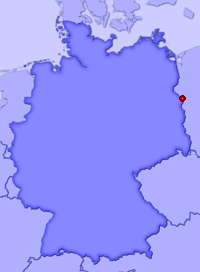 Show Podelzig in larger map