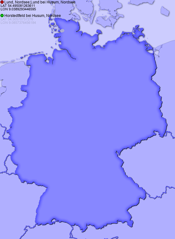 Distance from Lund, Nordsee;Lund bei Husum, Nordsee to Horstedtfeld bei Husum, Nordsee