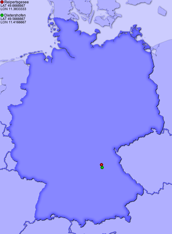 Distance from Reipertsgesee to Dietershofen