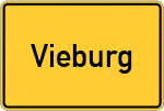 Place name sign Vieburg