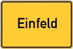 Place name sign Einfeld