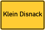 Place name sign Klein Disnack