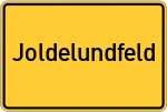 Place name sign Joldelundfeld