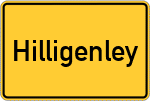 Place name sign Hilligenley
