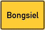 Place name sign Bongsiel