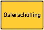 Place name sign Osterschütting