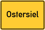 Place name sign Ostersiel