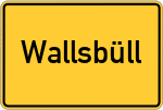 Place name sign Wallsbüll