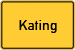 Place name sign Kating
