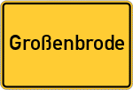 Place name sign Großenbrode