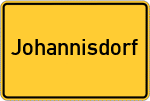 Place name sign Johannisdorf