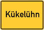 Place name sign Kükelühn