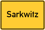Place name sign Sarkwitz