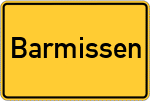 Place name sign Barmissen