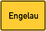 Place name sign Engelau
