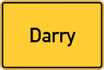 Place name sign Darry