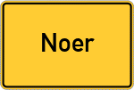 Place name sign Noer