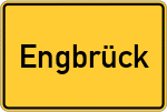 Place name sign Engbrück