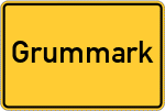 Place name sign Grummark, Schlei