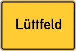 Place name sign Lüttfeld, Schlei