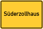 Place name sign Süderzollhaus