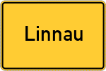 Place name sign Linnau