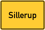 Place name sign Sillerup