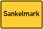 Place name sign Sankelmark