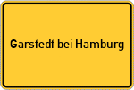 Place name sign Garstedt bei Hamburg