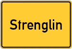 Place name sign Strenglin