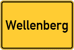 Place name sign Wellenberg
