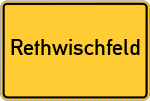 Place name sign Rethwischfeld