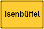 Place name sign Isenbüttel