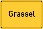 Place name sign Grassel