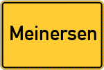 Place name sign Meinersen
