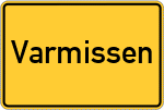 Place name sign Varmissen