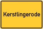 Place name sign Kerstlingerode