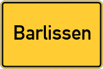 Place name sign Barlissen