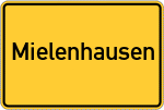 Place name sign Mielenhausen