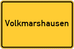 Place name sign Volkmarshausen