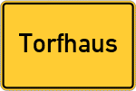 Place name sign Torfhaus, Harz