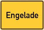 Place name sign Engelade