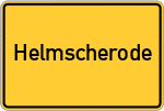 Place name sign Helmscherode